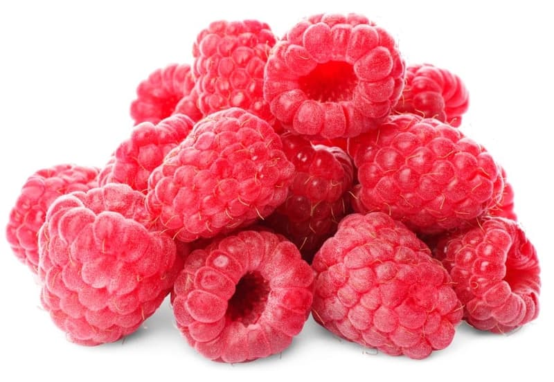 Himbeeren, Schale