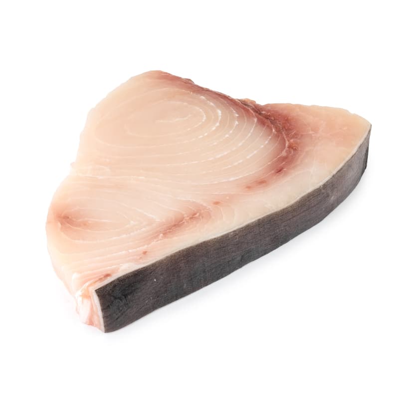 Swordfish steak with skin