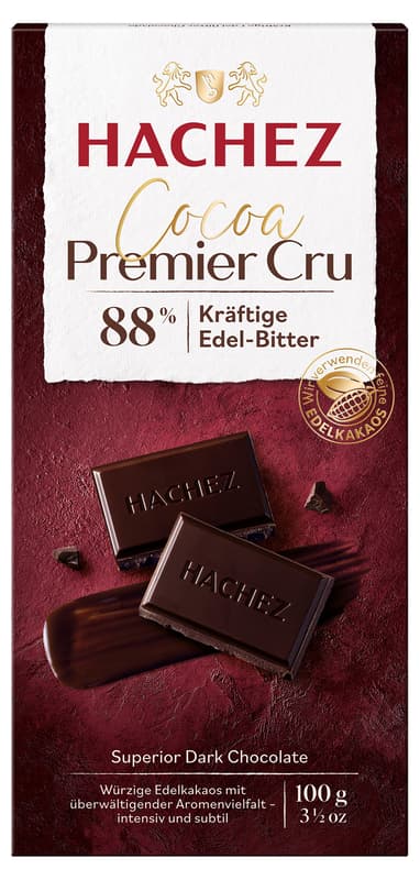 Hachez Premier Cru Cocoa Bar 88%