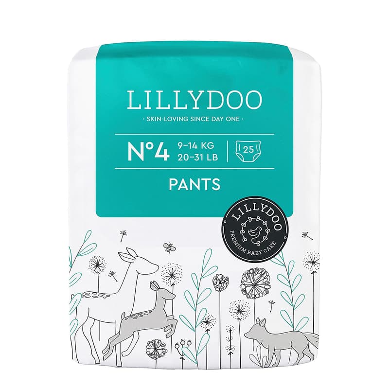 LILLYDOO Pants size 4, single pack, 9-14 kg