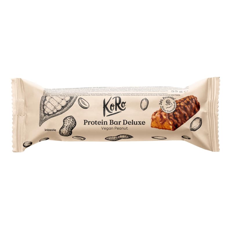 Koro Protein Bar Deluxe Vegan Peanut