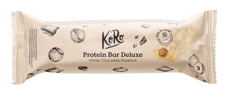 Koro Protein Bar Deluxe White Chocolate Hazelnut