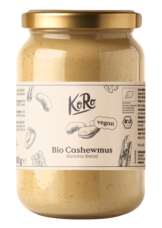 Koro Bio Cashewmus Banana Bread