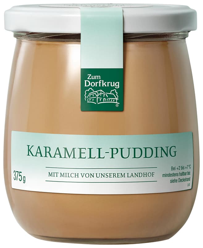 Zum Dorfkrug Karamell-Pudding