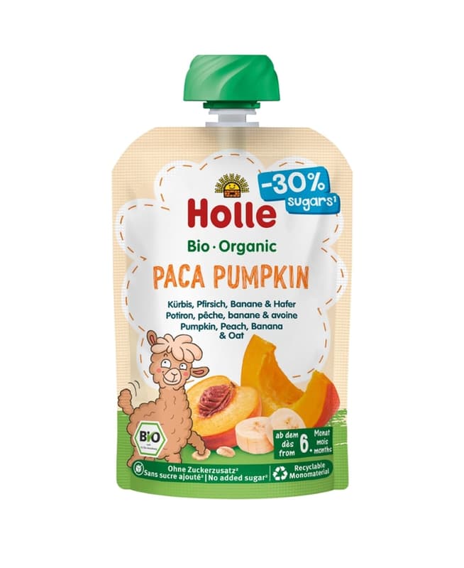 Holle BIO Paca Pumpkin - pumpkin, peach, banana and oats