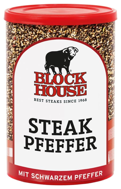Block House Steak Pfeffer mit schwarzem Pfeffer