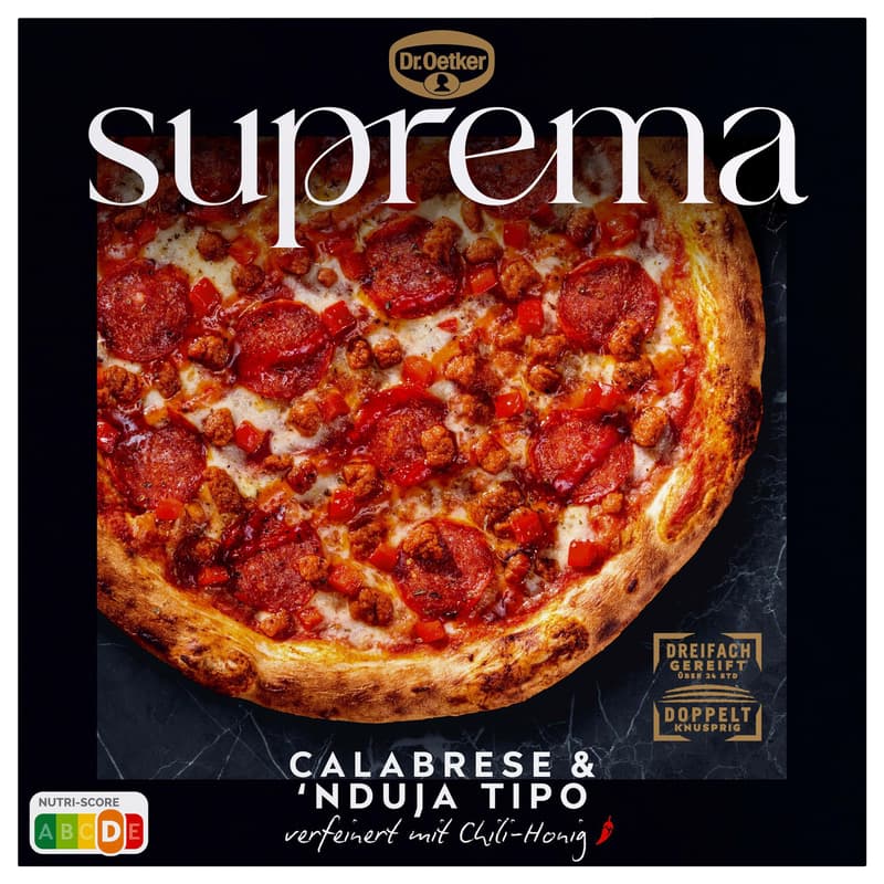 Dr. Oetker Suprema Calabrese & Nduja tipo Pizza
