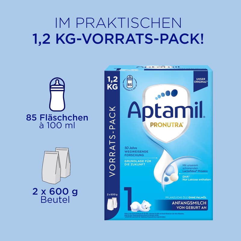 Aptamil Pronutra 1 Anfangsmilch Vorratspack