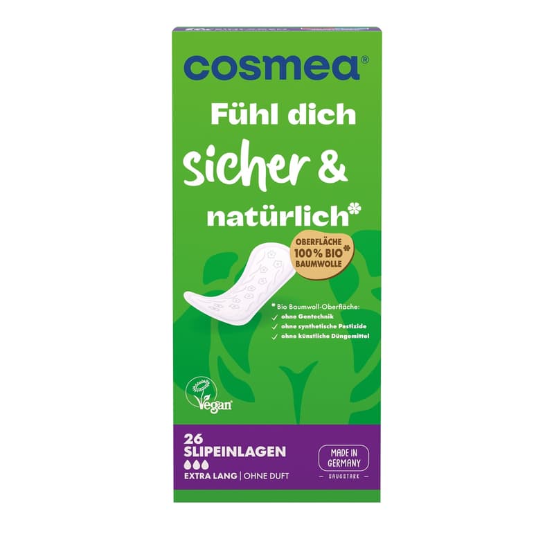 Cosmea Slipeinlagen Bio Extra Lang