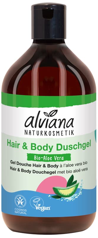 alviana Hair & Body Duschgel mit Bio-Aloe Vera