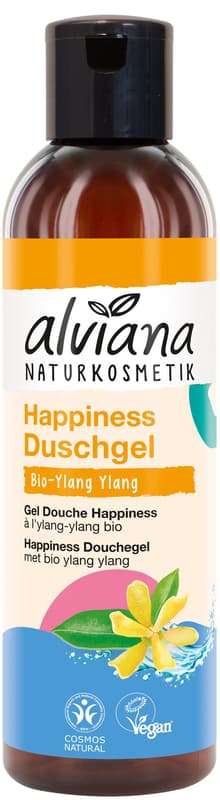 alviana Happiness Duschgel mit Bio-Ylang Ylang