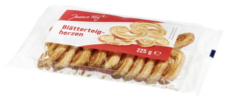 Jeden Tag Blätterteig-Herzen