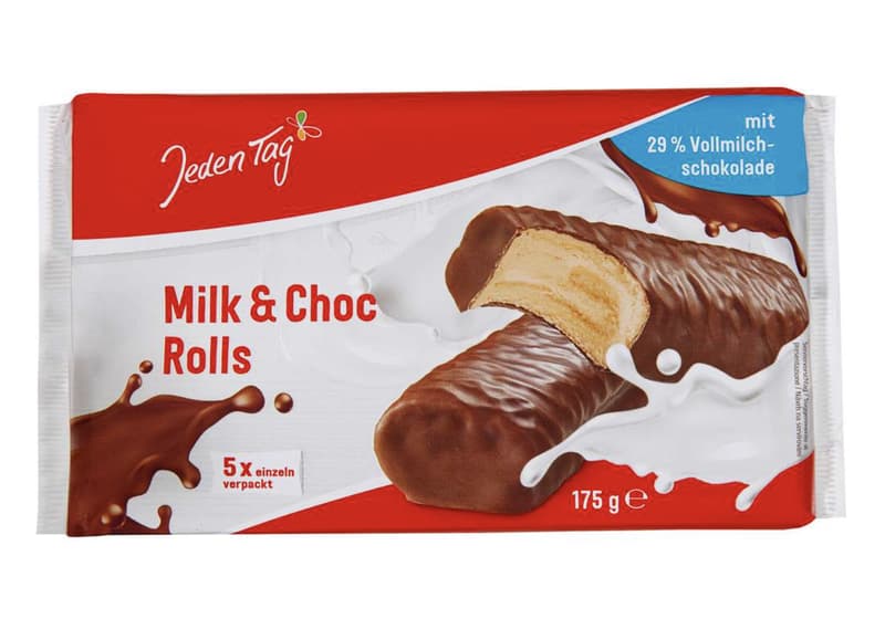 Jeden Tag Milk & Choc Rolls