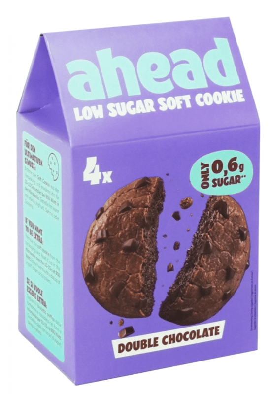 Ahead Low Sugar Soft Cookie Double Chocolate
