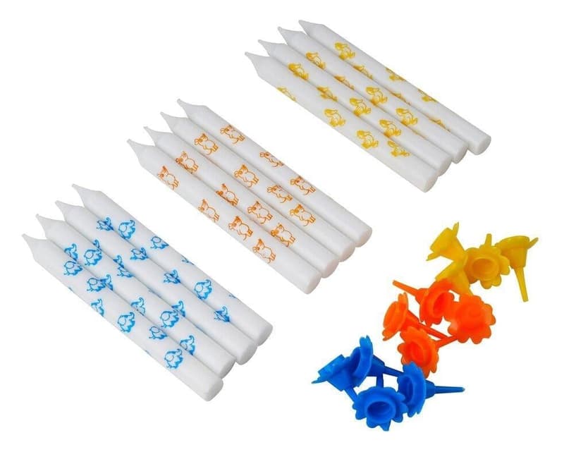 DR OETKER 12 candles incl. 12 holders
