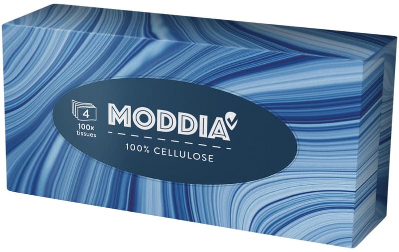 Moddia Kosmetiktücher Box 4-lagig 100 Blatt