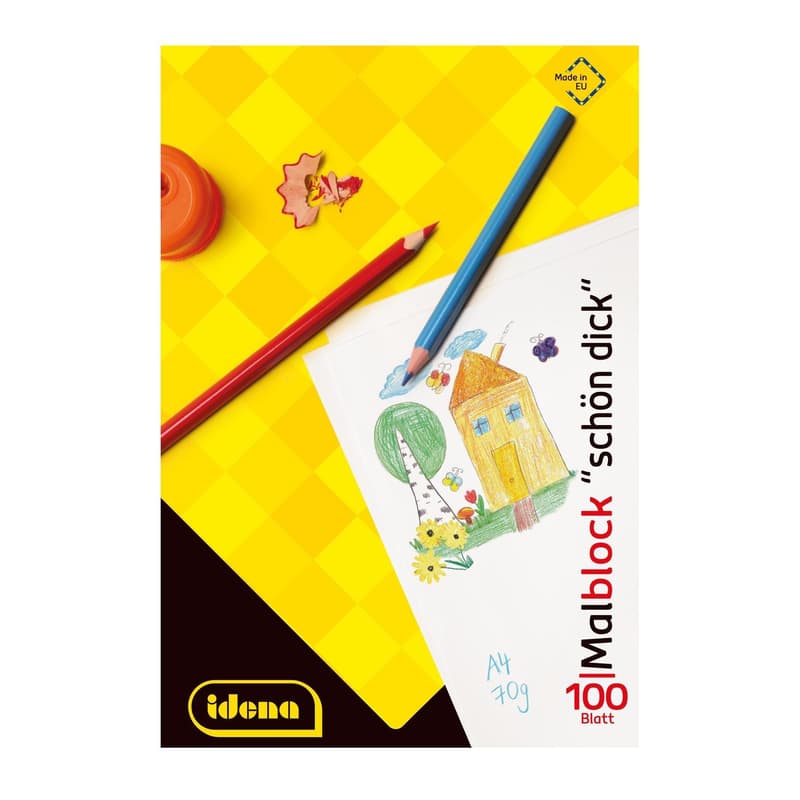 Idena Malblock nice and thick 100 sheets 70g/m² DIN A4