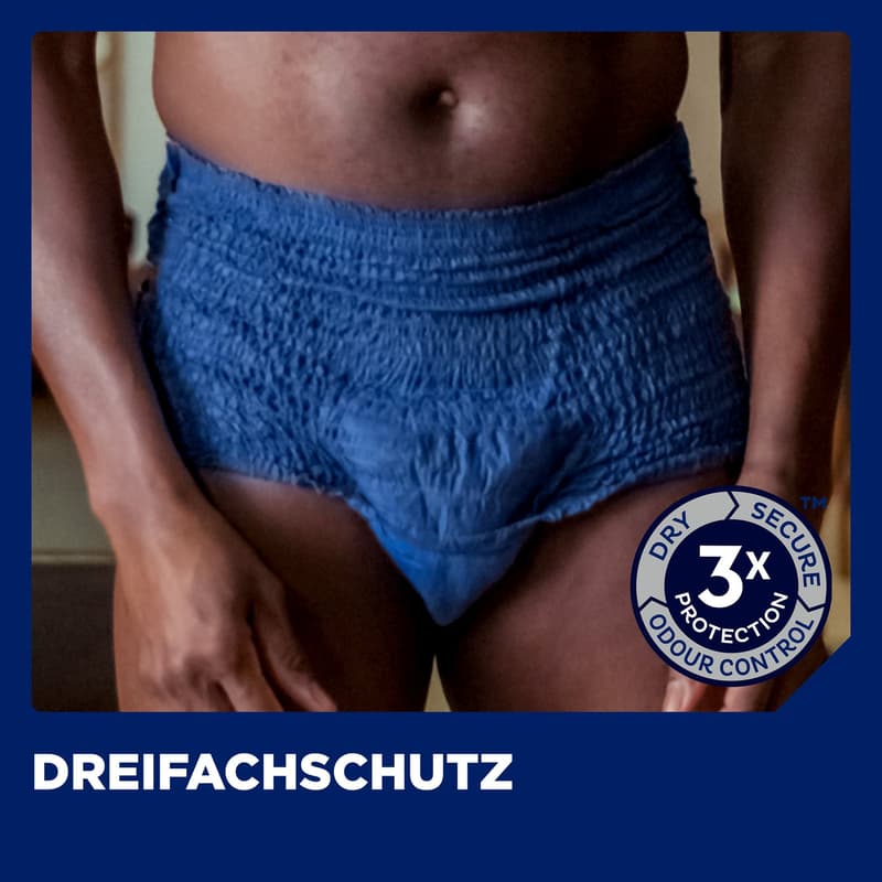Tena men pants plus blau S/M