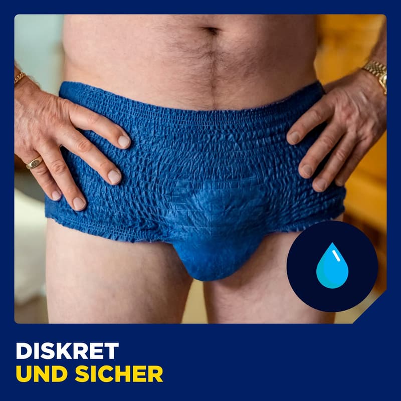Tena men pants plus blau S/M