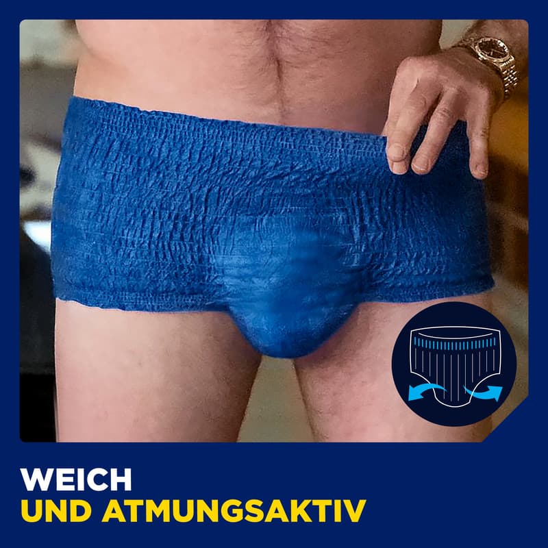 Tena men pants plus blau S/M