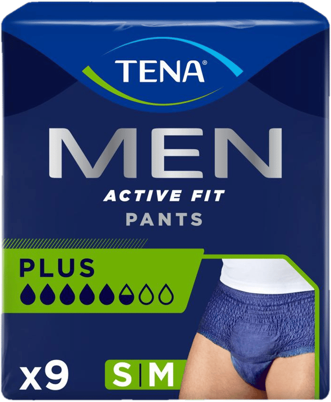 Tena men pants plus blau S/M