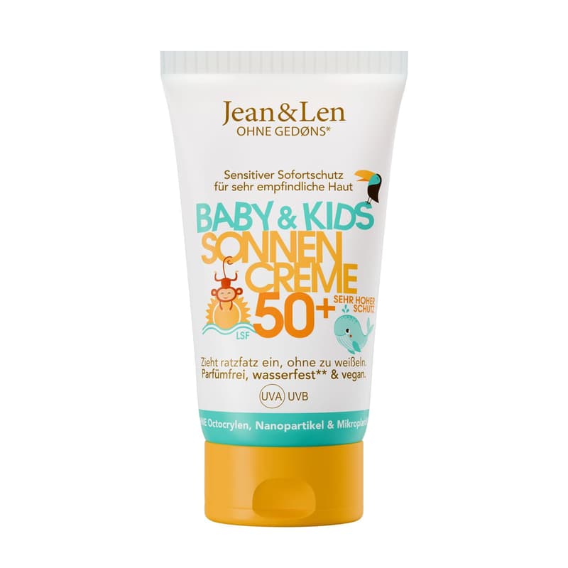 Jean&Len Sensitive Sun Cream Baby & Kids SPF 50+