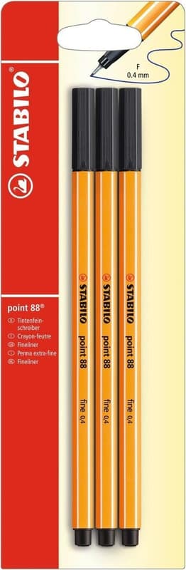 STABILO Fineliner point 88 schwarz