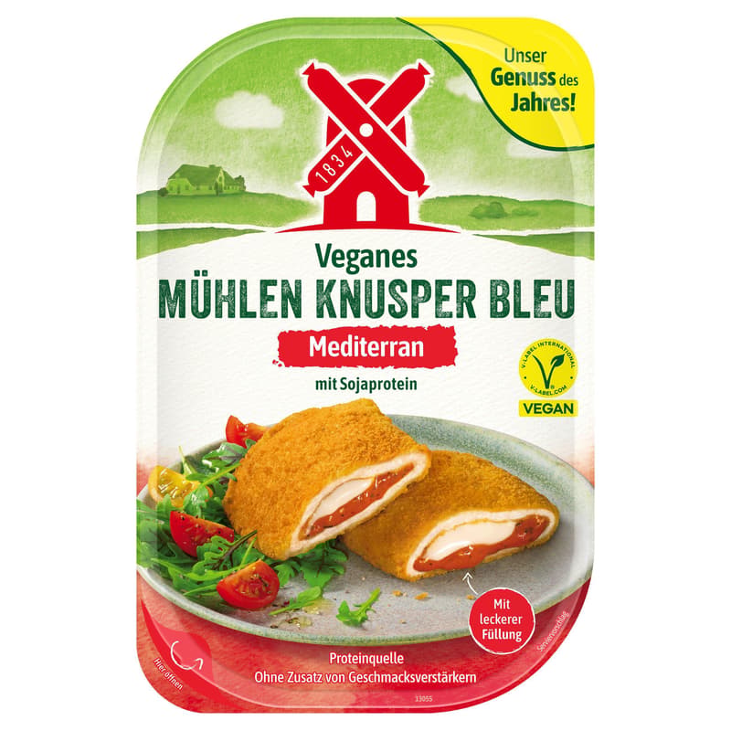Rügenwalder Mühle Knusper Bleu Mediterran VEGAN