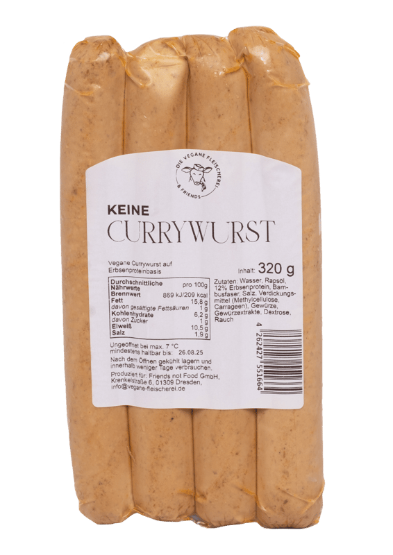 Die Vegan Butchery Curry Sausage
