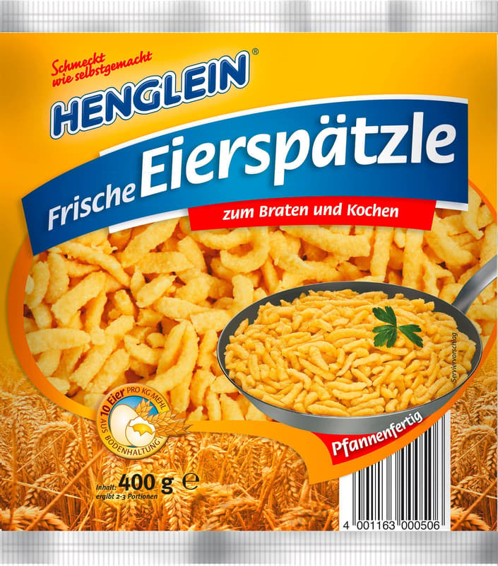 Henglein Eierspätzle pfannenfertig