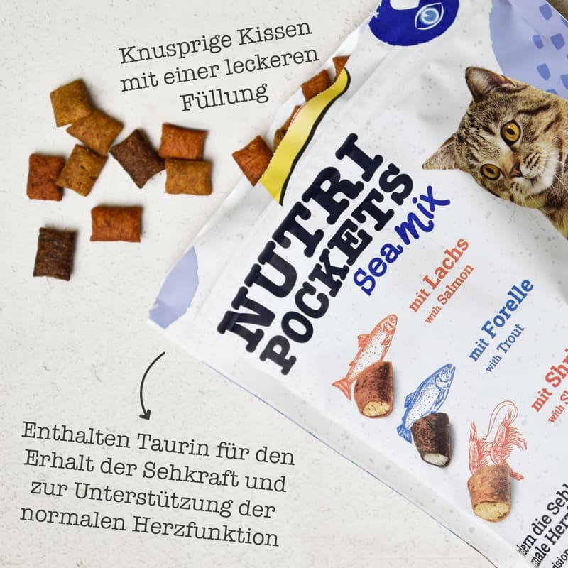 GimCat Nutri Pockets Sea Mix 150 g