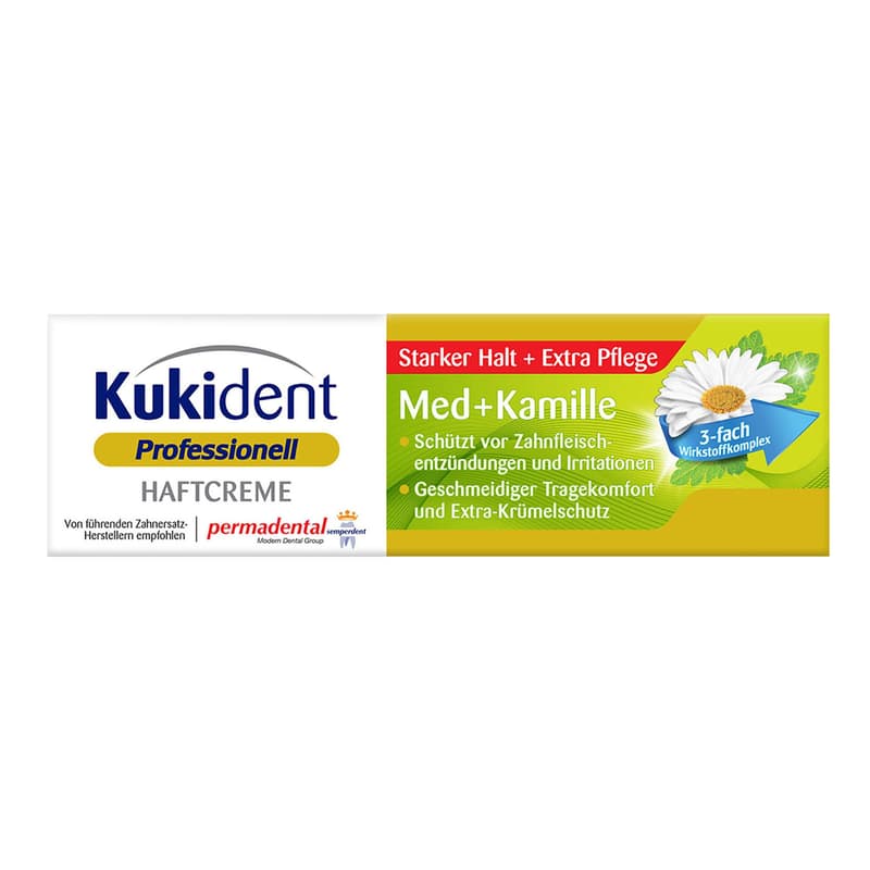 Kukident Adhesive Cream Med+Chamomile