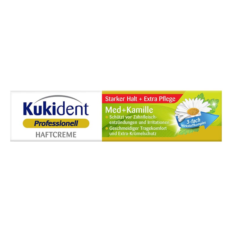Kukident Adhesive Cream Med+Chamomile