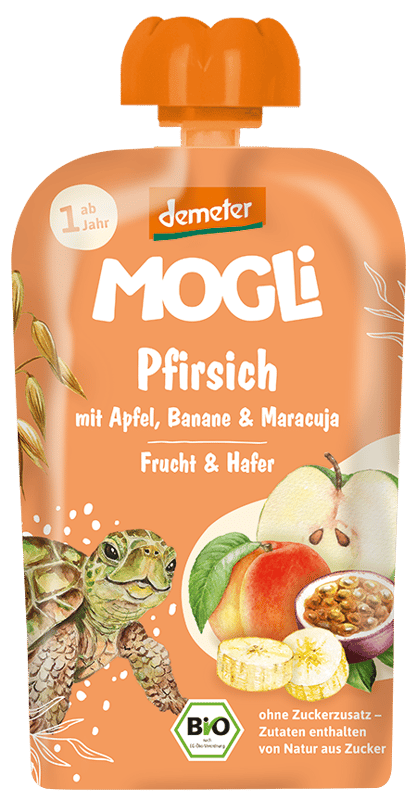 Mogli Organic Peach Passion Fruit Pouches
