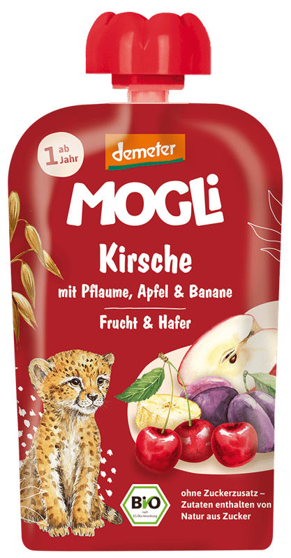 Mogli Organic Plum Cherry Pouches