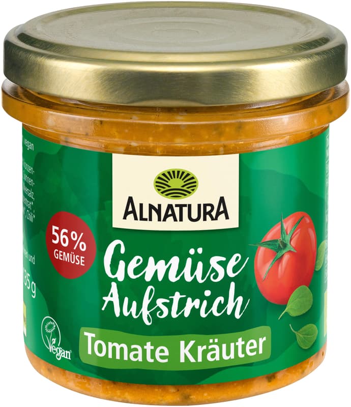 Alnatura Organic Vegetable Spread Tomato Herbs