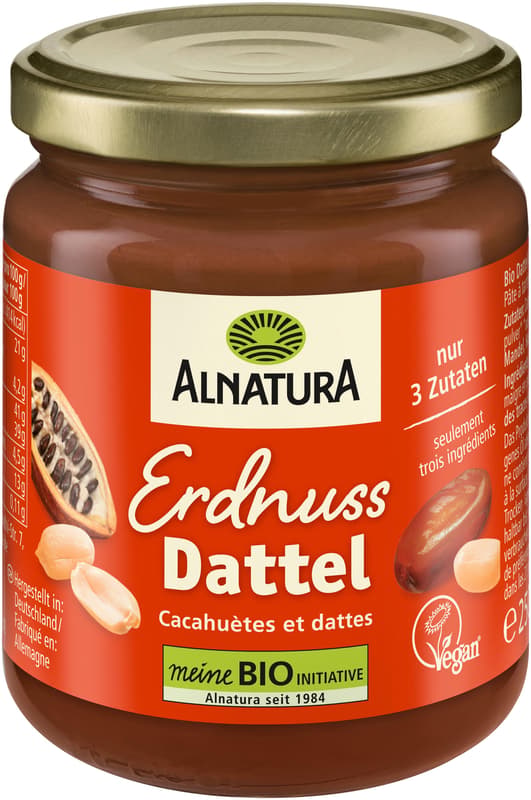 Alnatura ORGANIC Peanut-Date-Cocoa Spread