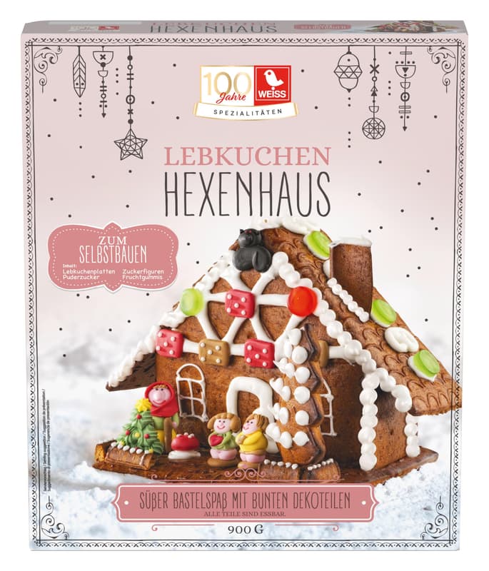 Weiss Lebkuchen Hexenhaus