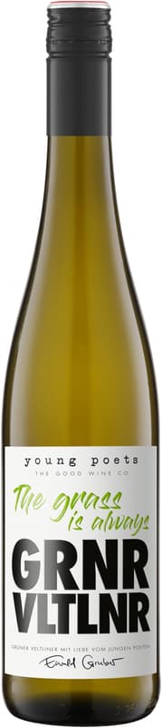 Young Poets The grass is always Grüner Veltliner 0. 75l