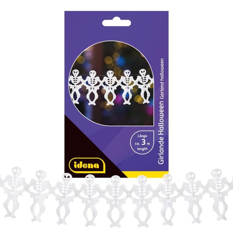 Halloween Skeleton Garland 300cm