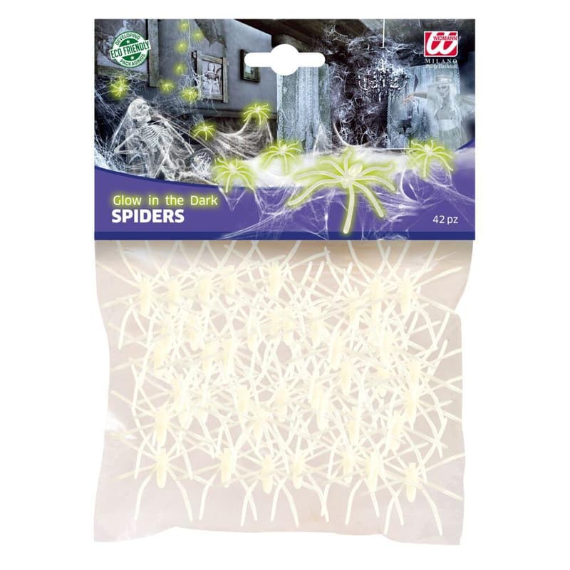 Neon spiders 42 pieces