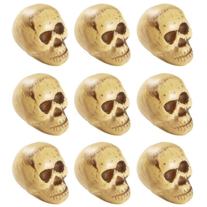 Skulls, 9 pieces