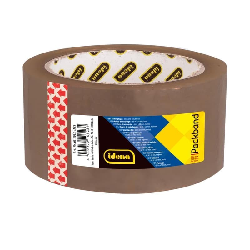 Idena Packband geräuscharm braun 5cmx66m