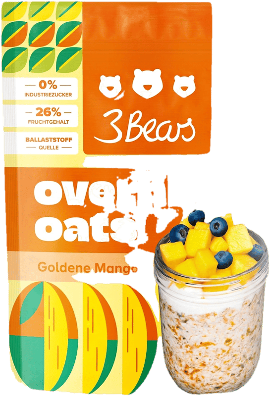 3Bears Overnight Oats Goldene Mango