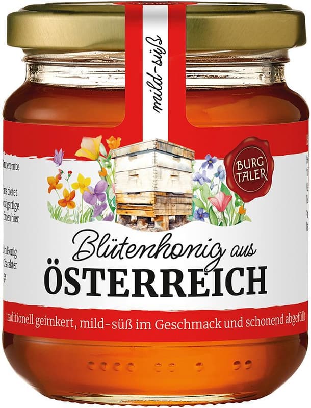 Burgtaler Blütenhonig aus Österreich