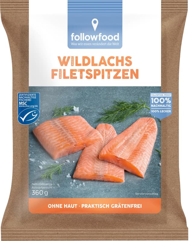 MSC Wild Salmon Fillet Tips Bag