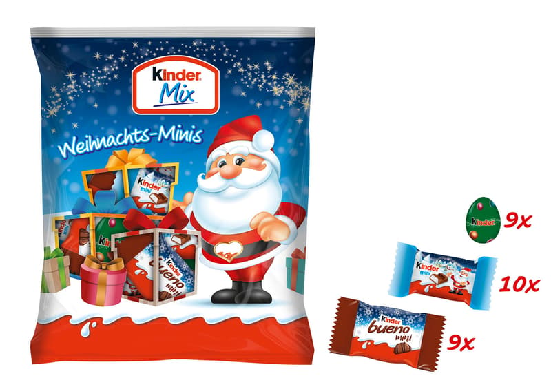 Kinder Mix Weihnachts-Minis