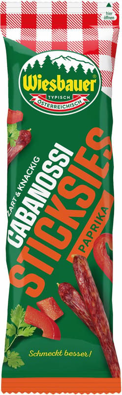 Wiesbauer Cabanossi Sticksies Paprika