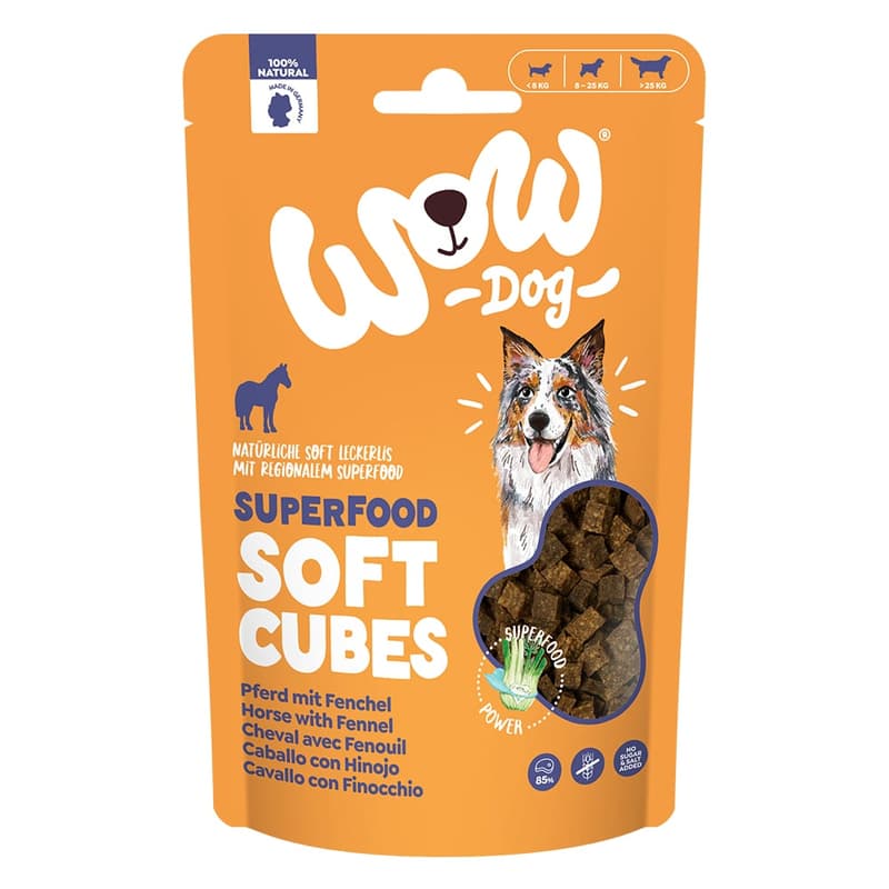 WOW DOG Soft Cubes Horse with Fennel