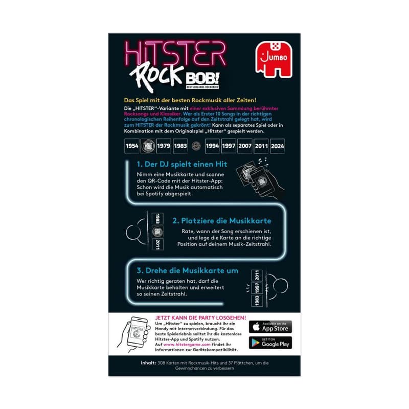Hitster Partyspiel Rock